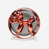 Jeff Koons, Red Balloon Dog, 1995, porcelain