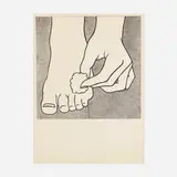 Roy Lichtenstein, Foot Medication, 1963, offset lithograph
