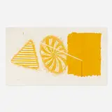 James Rosenquist, Black Star Second State, 1978, etching and aquatint in colors with pochoir