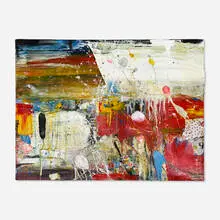 Robert Baribeau, Untitled, 2008, mixed media and acrylic on canvas