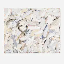 Untitled by Kazuko Inoue, 1992, acrylic on canvas, sold Dec 2020