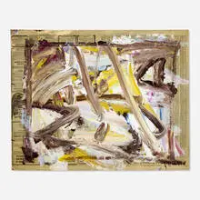 Untitled by Edvins Strautmanis, 1977, acrylic on paper, sold Dec 2020