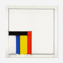 Per Arnoldi, Romantic Construction, 1981, acrylic on canvas