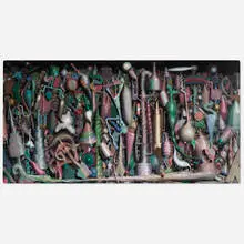 Jerry McLaughlin, Aggregation, 1985, oil on panel
