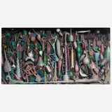 Jerry McLaughlin, Aggregation, 1985, oil on panel