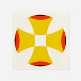 Nassos Daphnis, C.O. 24-69, 1969, enamel on Lucite