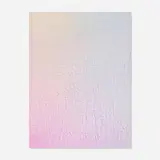 Michael Staniak, Mostly White Violet Gradient, 2013, casting compound and acrylic on board, steel frame