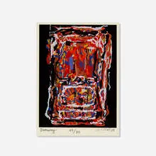 David Clyde Driskell, Doorway, 2009, screenprint in colors