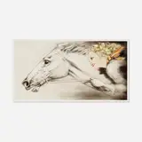 Thoroughbreds (Pur-Sang) by Louis Icart, 1938, etching and watercolor, offered Nov 2022