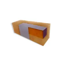 Ronald Davis, untitled, 1967, polyester resin and fiberglass