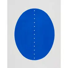Concetto Spaziale by Lucio Fontana, 1967, screenprint on acrylic, sold Feb 2011