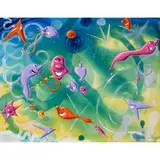 Kenny Scharf, Liquidity, 1998, acrylic on canvas