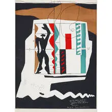 Le Corbusier, Modulor, 1956, lithograph on paper