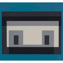 Variant IV (from the Ten Variants portfolio) by Josef Albers, 1966, screenprint on paper, sold Feb 2011