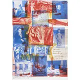 Robert Rauschenberg, Untitled (Centennial Certificate Metropolitan Museum of Art), 1970, offset lithograph