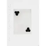 Donald Sultan, Two Clubs (from the Playing Cards portfolio), 1990, aquatint on paper