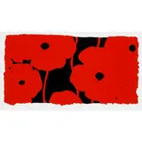 Donald Sultan, Eight Poppies (Red Poppies)
