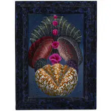 Philip Hanson, Shell Secretion, 1992, oil on canvas with artist's frame