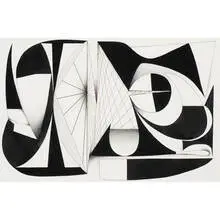 Charles Howard, untitled, 1956, ink, graphite and colored pencil on paper