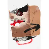 Libertat by Antoni Tàpies, 1988, lithograph on paper, sold Feb 2011
