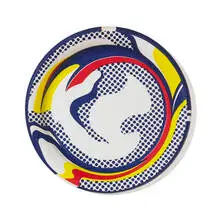 Roy Lichtenstein, Paper Plate, 1969, screenprint on paper plate