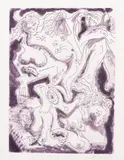 André Masson, Les nymphes de Fontainebleau, 1973-1975