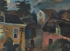 Gerrit Hondius, Evening Street Scene
