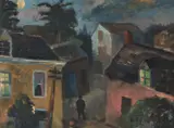 Gerrit Hondius, Evening Street Scene