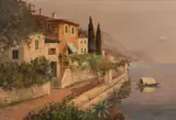 Italian School, 20th Century, Italian Coastal Scene