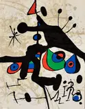 Sobre Paper Exhibition Catalogue by Joan Miró, 1972. With original color lithograph slipcover, unmatted, sold Dec 2022