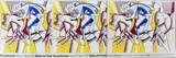 Roy Lichtenstein, Three Exhibition Posters, 1975-76. Color offset lithographic posters, unmatted