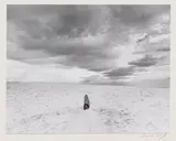 Burk Uzzle, White Sands, N.M., 1971, Gelatin silver print; signed in pencil on the mount