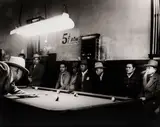 William Heick, 5¢ a Cue, North Beach, SF, 1948, Gelatin silver print