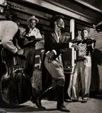 Wayne Miller, Chicago, 1948, Impromptu Hoedown on the Third Floor of a Horse Barn, 1948, Gelatin silver print