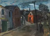 Gerrit Hondius, Street Scene at Dusk