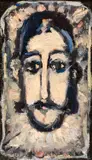 Georges Rouault, La Sainte Face, unsigned oil on canvas mounted to Masonite