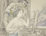 Bryson Burroughs, Study for Helen at her Toilet