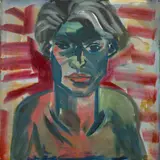 Klaus by Rainer Fetting, 1983, Dispersion auf Leinwand, sold Jun 2018