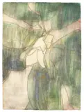Magnolienknospe by Christian Rohlfs, 1933, Aquarell über brauner Kreide auf festem genarbten Velin, sold Jun 2017