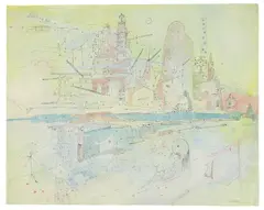 Ohne Titel by Wols, Um 1941, Aquarell und Tuschfeder auf Papier, sold Nov 2017
