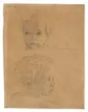 Kopf eines Kindes by Käthe Kollwitz, Um 1912, Bleistift auf Bütten, sold Nov 2014
