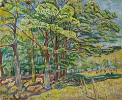 Eichen by Theo von Brockhusen, 1916, Öl auf Leinwand, sold Nov 2014