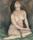 Karl Hofer, Sitzender Akt