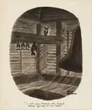 Charles Addams, I tell you Mama, the blood... (Illustration), Ink on paper