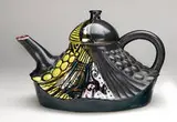 Anna Silver, Teapot, Glazed ceramic