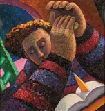 Robert Jessup, Magical Spell, 1986, Oil on canvas
