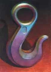 Leonard Koscianski, Pull Press; Clamp; Hook and Hammer, 1979, Pastel on paper