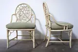 Modern Decorator, Group of Rattan chairs (7), c. 1970, McGuire