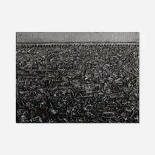 Edward Renouf, Untitled, mixed media on board