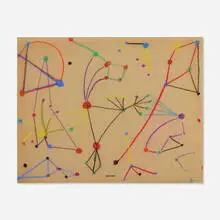 Ramstonev Cooperative, Constellation, 1937-39, pastel on paper